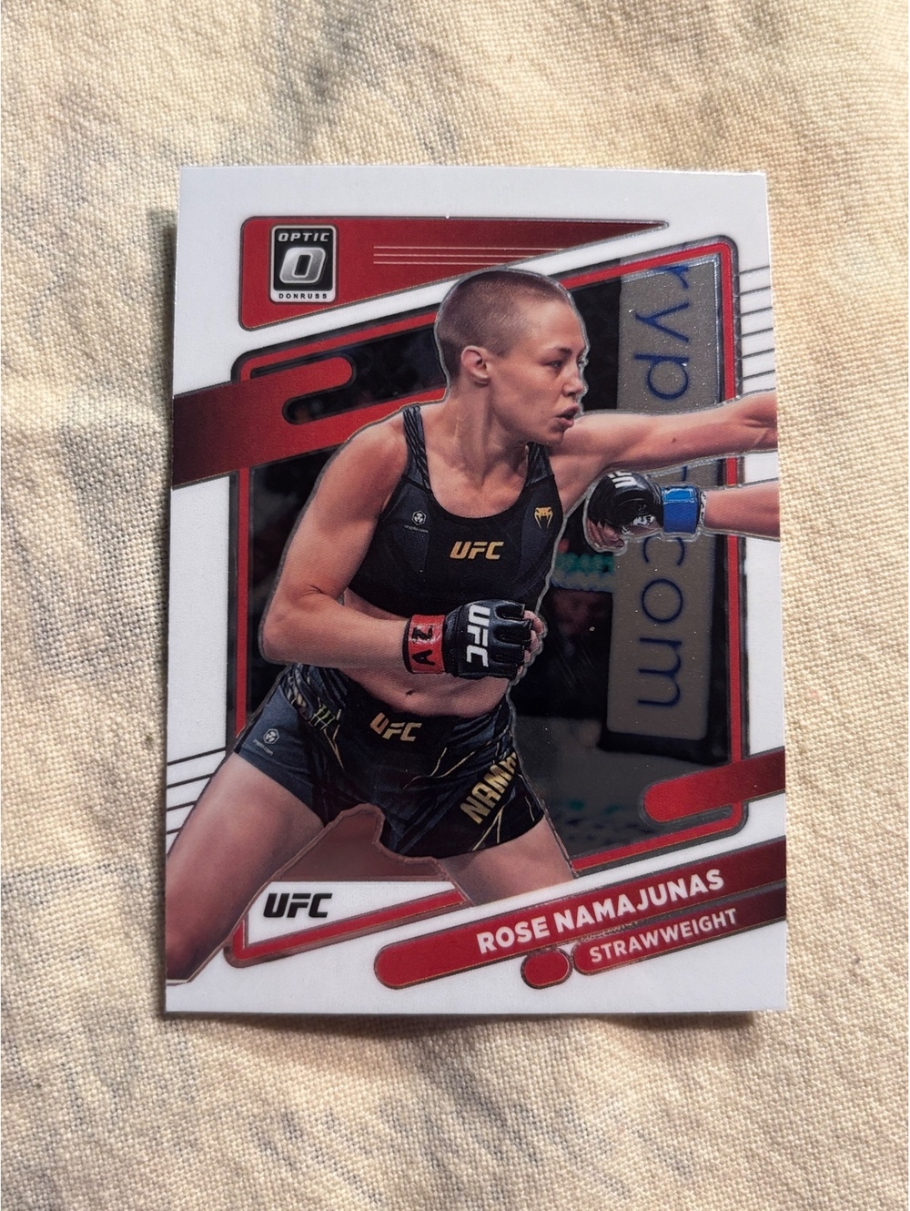 2022 Panini Donruss Optic UFC Rose Namajunas Strawweight #90